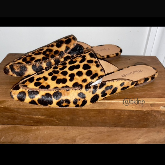 MADEWELL FRANCES SKIMMER MULES ⚡️SOLD OUT⚡️ Leopard Print ⚡️ 9.5 - Picture 6 of 8